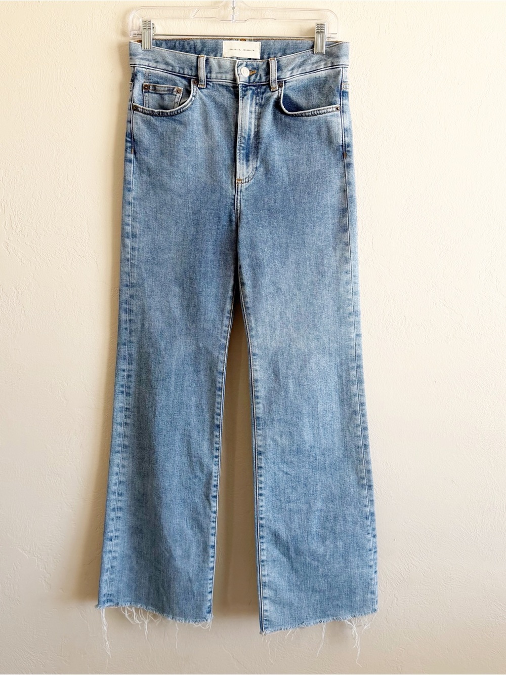 Jeanerica Classic Light Blue High-Rise Wide Leg Jeans Light Vintage 95 size 27